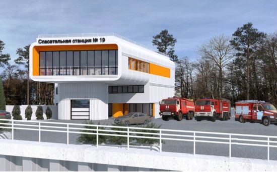 Комитет по градостроительству и архитектуре согласовал архитектурно-градостроительный облик спасательной станции № 19 в поселке Лисий Нос на улице Морские Дубки, д. 2, корп.3, лит. А.